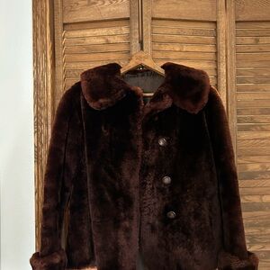 Luxurious Brown Faux Fur Coat - C.R. Cook Fine Furs